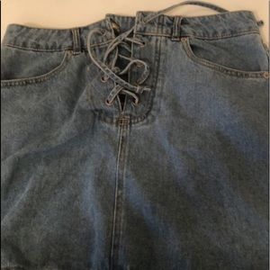 Jean skirt